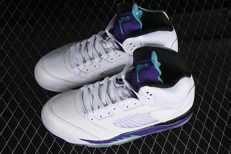 All categories Air Jordan Jordan series basketball shoes Air Jordan 5 Air Jordan 5 Retro "Grape" AJ5 Joe 5 white and purple grape 136027-108